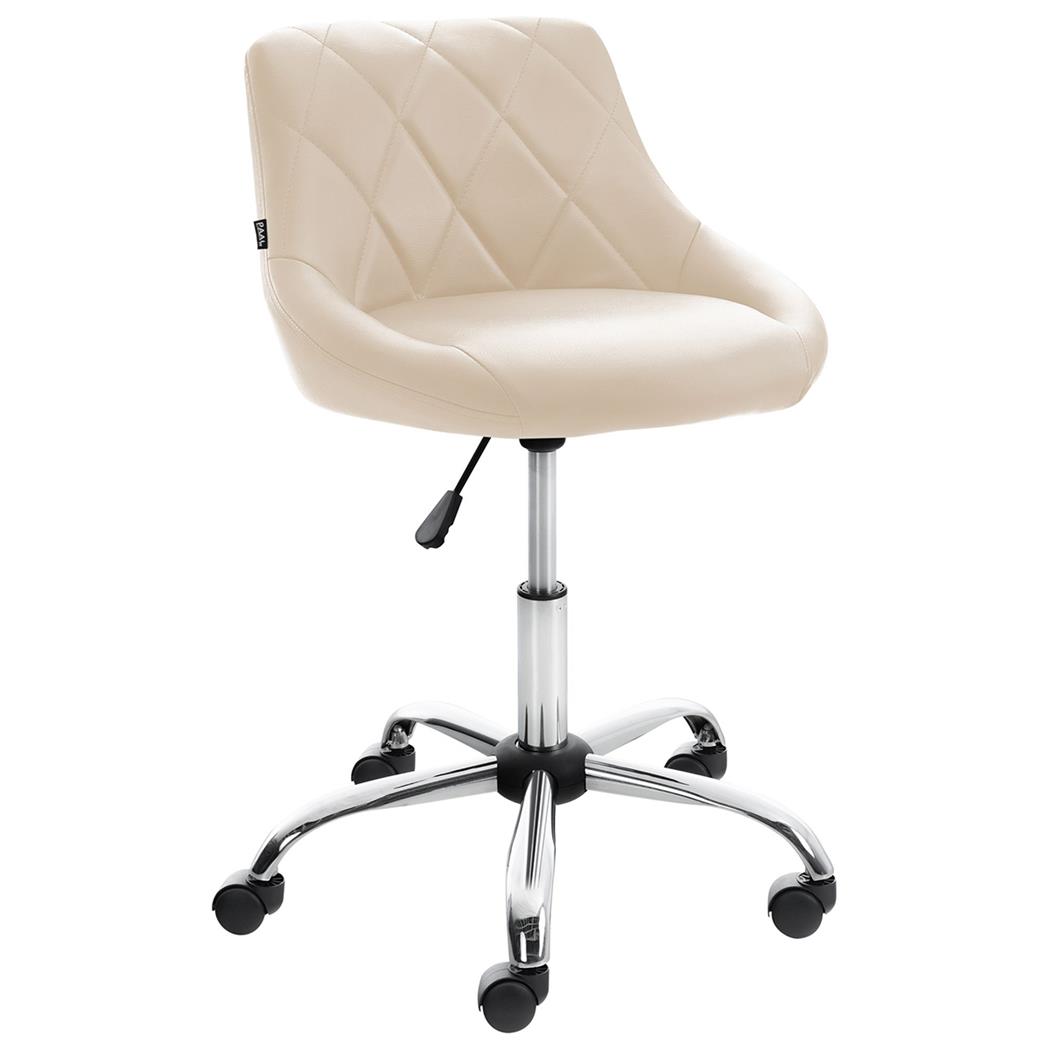 Bureaustoel DOVER LEDER, Uniek Ontwerp, Zeer Comfortabel, Kleur Beige