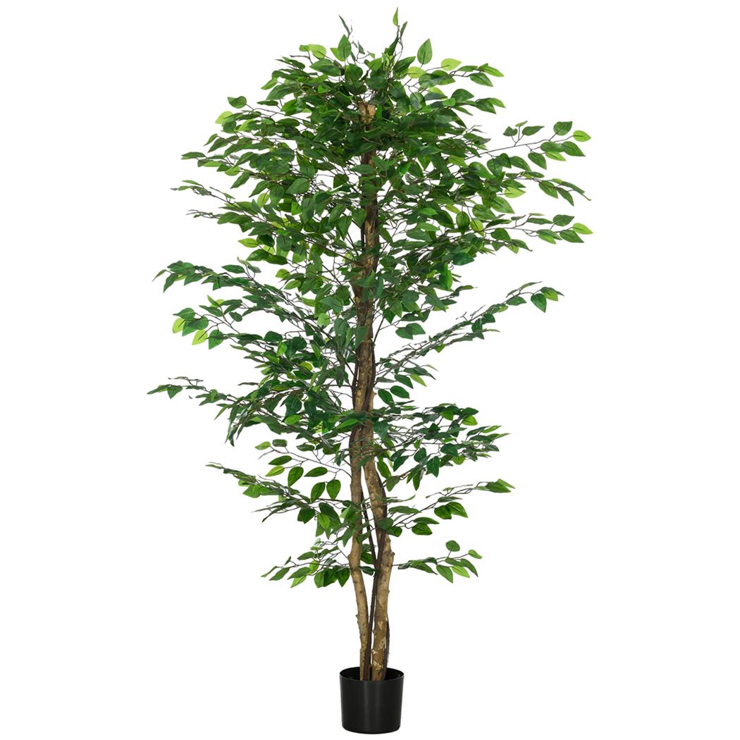 Kantoorplant VITAL, Kunstficus, Hoogte 150 cm, Inclusief Pot