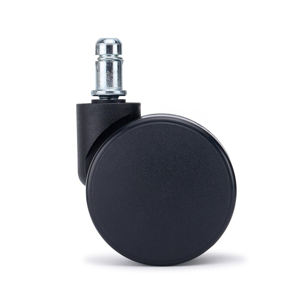 Set van 5 Wielen VOLT, 11x50mm, voor Tapijten Vloeren, Zwart