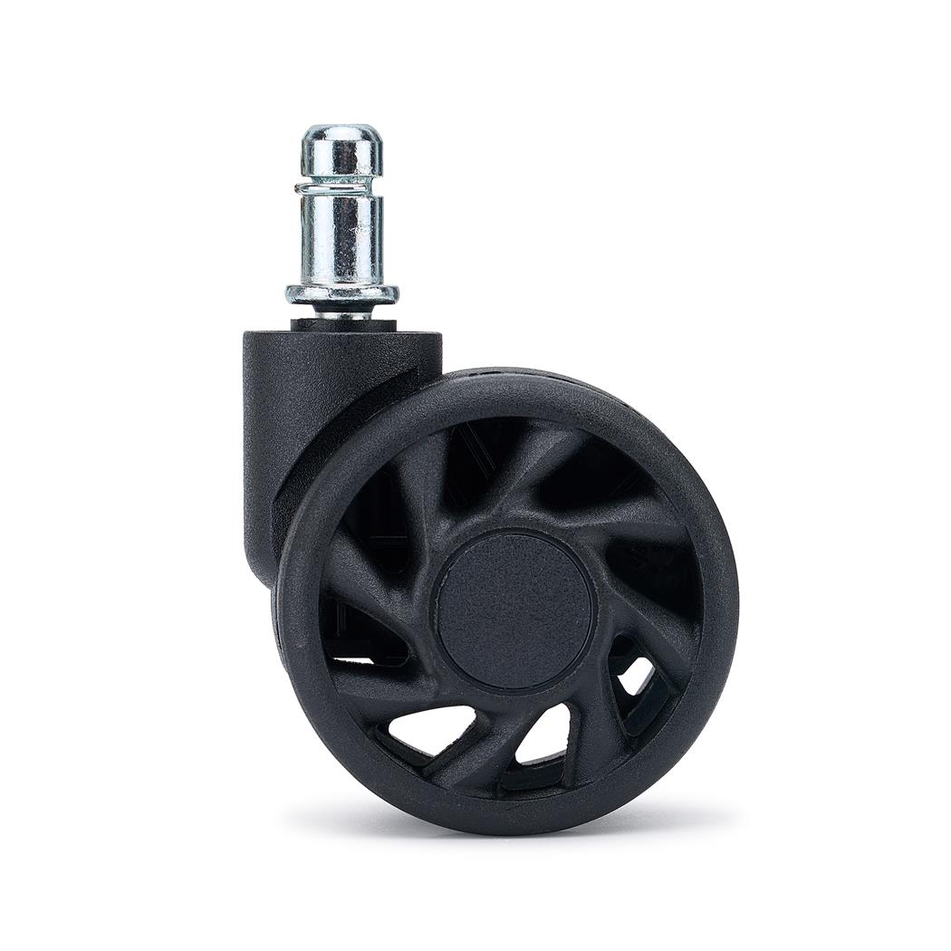 Set van 5 Wielen RACE, 11x50mm, modern spaakontwerp, Zwart