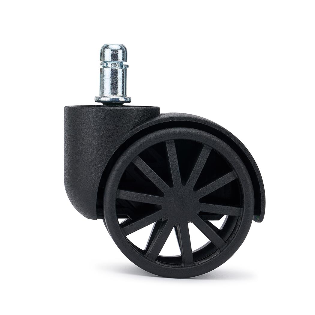 Set van 5 Wielen GROOVE, 11x50mm, Elegant ontwerp, Zwart