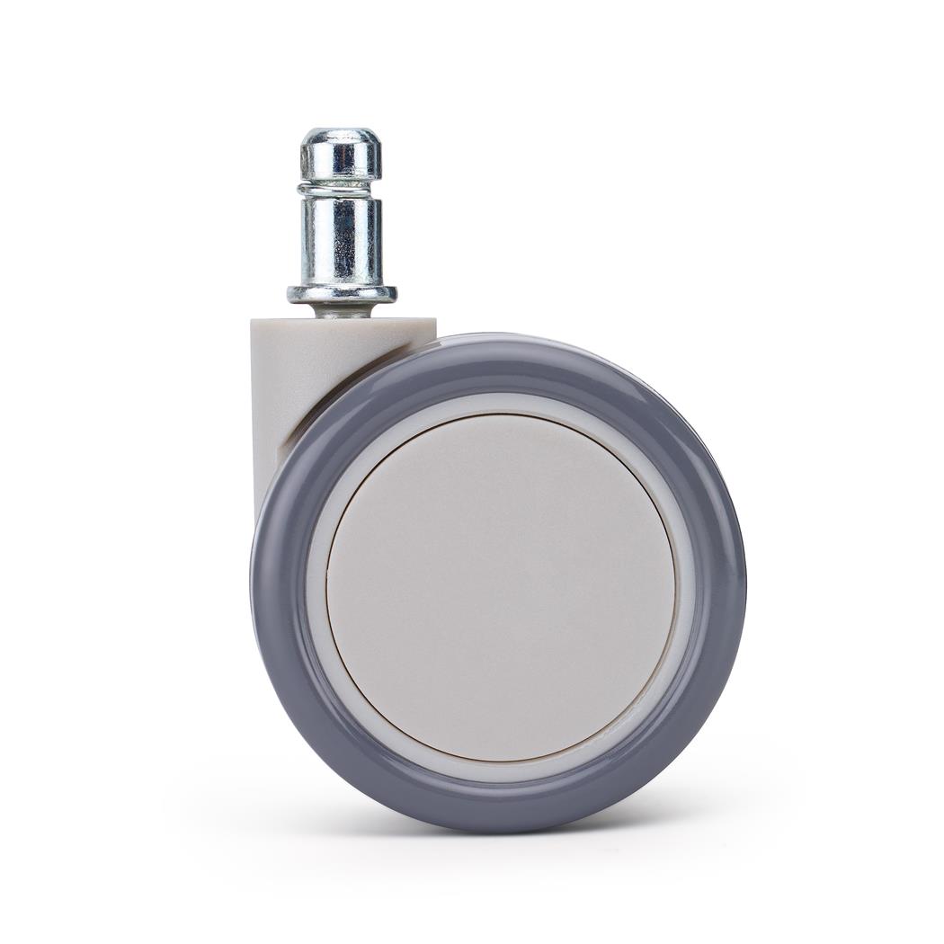 Set van 5 Wielen MOON, 11x+60mm, Alle Ondergronden, Grijs