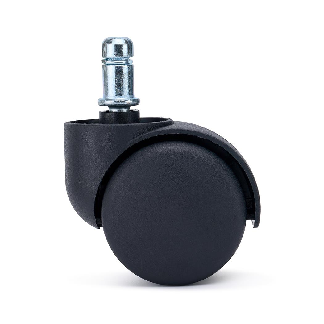 Set van 5 Wielen JACK, 11x50mm, voor Zachte Ondergronden , Zwart