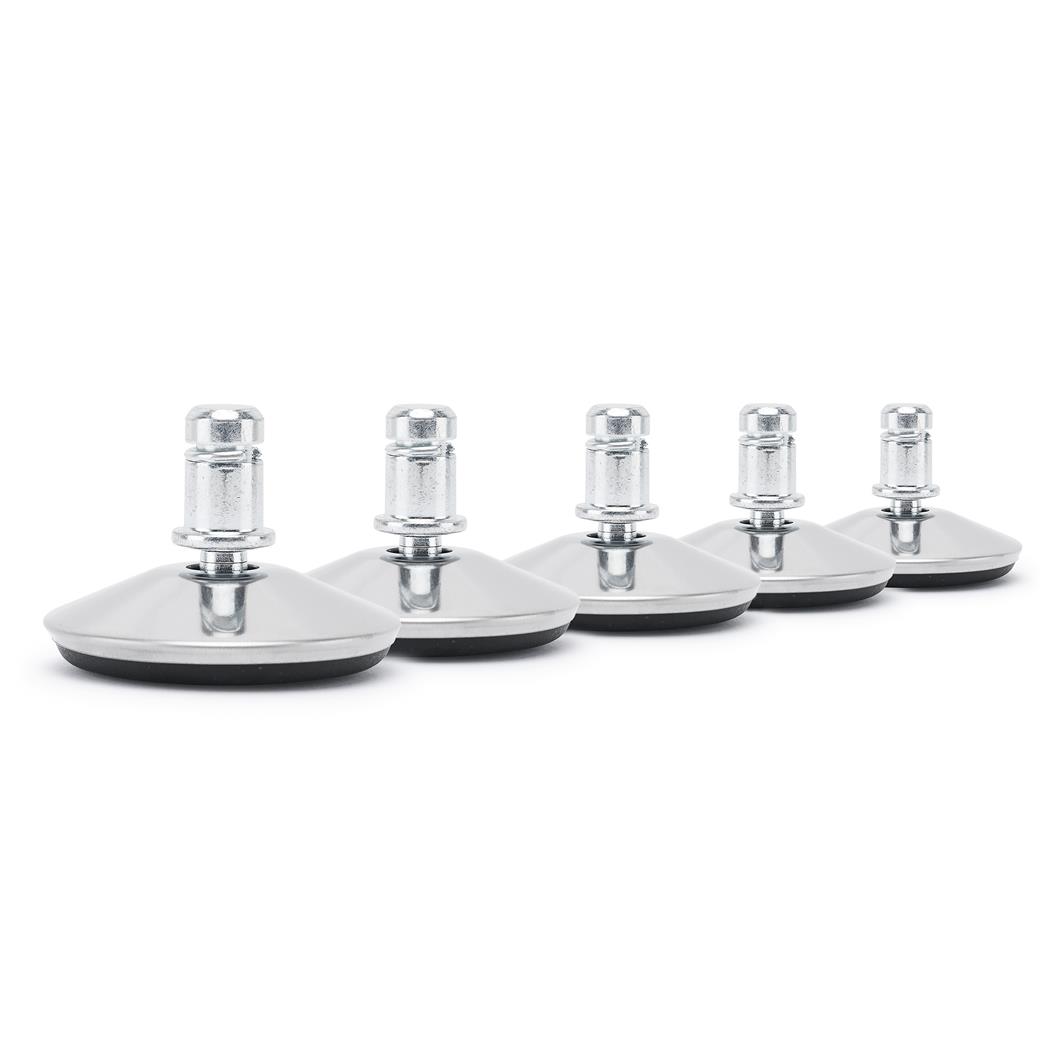 Set van 5 Metalen Pads, 11 mm As, Elegant Ontwerp, Antislip, Duurzaam