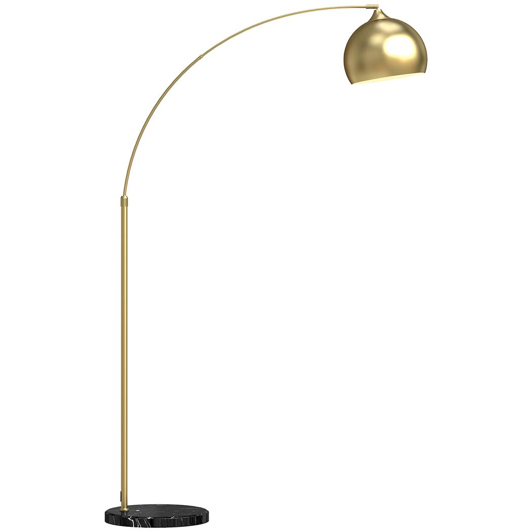 Bureaulamp PROLUME, Modern En Elegant Design, Metaal En Marmer, Goudkleur