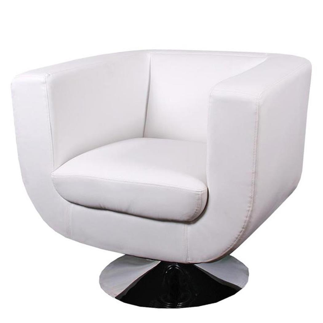 Design Fauteuil TREVISO II, Spectaculair Ontwerp en Maximaal Zitcomfort, Verschillende Kleuren, Wit