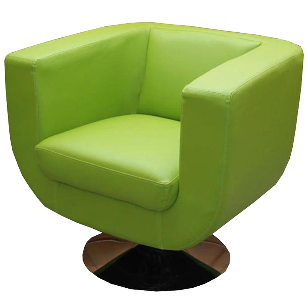 Design Fauteuil TREVISO II, Spectaculair Ontwerp en Maximaal Zitcomfort, Verschillende Kleuren, Lichtgroen