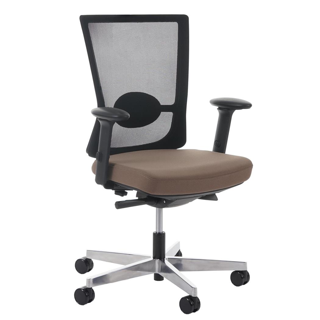 Ergonomische Bureaustoel NIJL, 100% verstelbaar, Uitstekende Kwaliteit, Gebruik 8 uur, Bruin