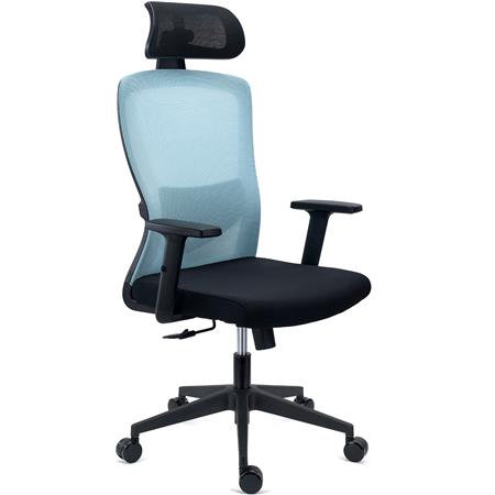 Ergonomische Bureaustoel NOTE PRO, Gebruik 8h, Gewatteerde Lendensteun, Metalen Structuur, Groen