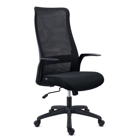 Ergonomische Bureaustoel SIERRA, Elegant Ontwerp, Lendensteun, Zwarte Mesh Stof