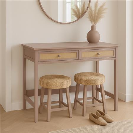 Bureau ORBIT, Stijlvol en Functioneel, met 2 Lades, 78x110x60cm, Kleur Taupe