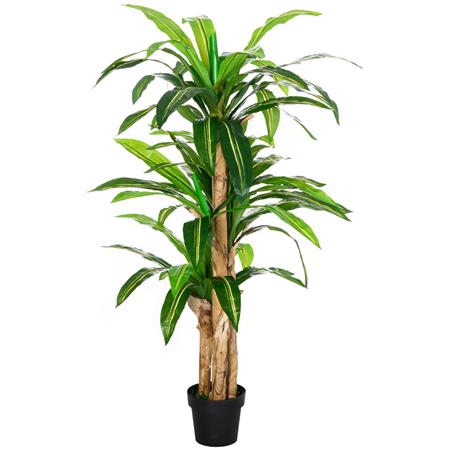 Kantoorplant TAIS, Kunstdracaena, Hoogte 160 cm, Inclusief Pot