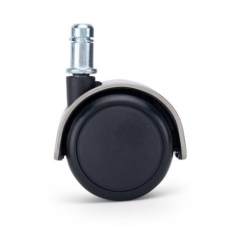 Set van 5 Wielen COVER, 11x50mm, Elegante Chroomlook, Geschikt voor Harde Vloeren