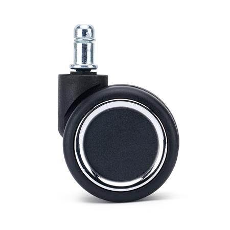 Set van 5 Wielen SMART, 11x50mm, Elegant ontwerp, Alle Ondergronden, Zwart