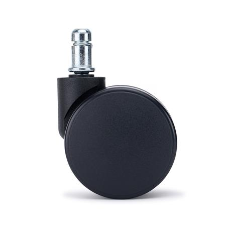 Set van 5 Wielen VOLT, 11x50mm, voor Tapijten Vloeren, Zwart