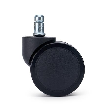 Set van 5 Wielen SLIDE, 11x50mm, Harde en Delicate Ondergronden, Zwart