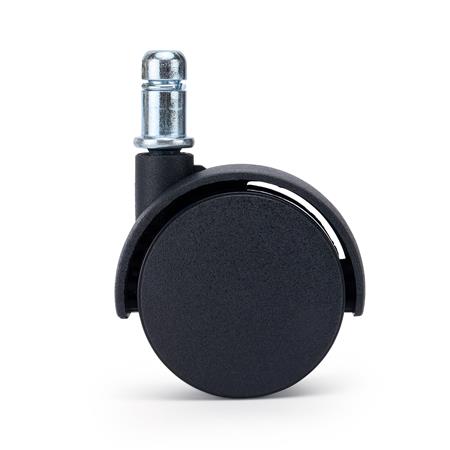 Set van 5 Wielen MOVE, 11x50mm, Afgeronde Randen, Zwart