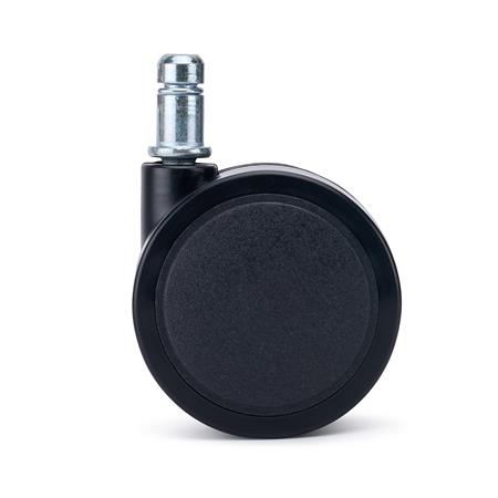 Set van 5 Wielen LYRA, 11x60mm, Harde, Delicate Vloeren, Minimal Ontwerp, Zwart