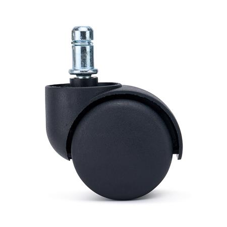 Set van 5 Wielen JACK, 11x50mm, voor Zachte Ondergronden , Zwart