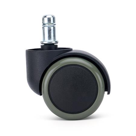 Set van 5 Wielen VELO, 11x50mm, met Rubberen Coating, Grijs