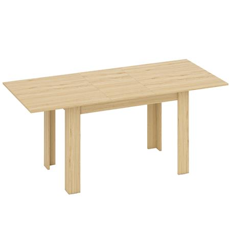 Vergadertafel TRIESTE, Houten Structuur, Uitschuifbaar van 140 tot 180 cm, Kleur Eikenhout