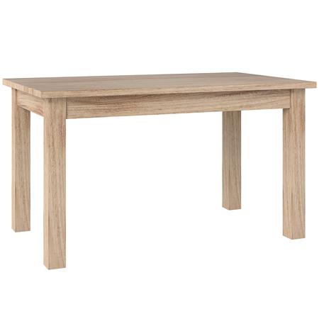 Vergadertafel DILI, afmetingen 140 x 80 x 78 cm, Modern design, Hout, licht Eikenkleur