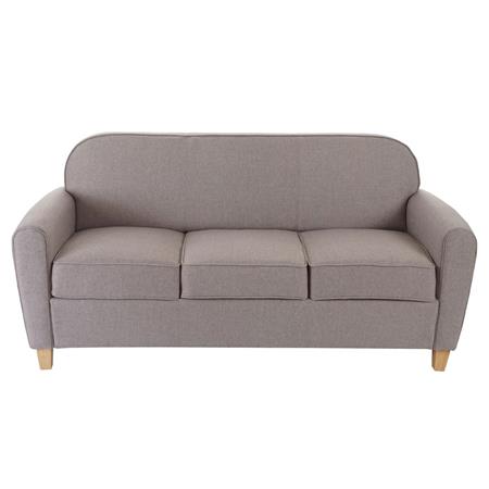3-zitsbank ARTIS, Prachtig Elegant Ontwerp, Comfortabel en Veelzijdig, in Grijze Stof