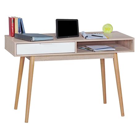 Bureau BERRY, Scandinavisch Design, Afmetingen 120x55x79 cm, Hout in de kleur Eiken